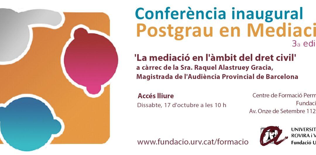 Inauguración Máster en Mediación