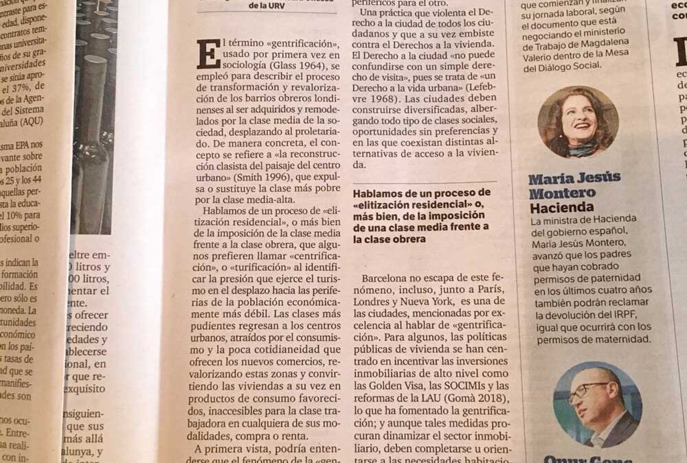 Gentrificación en grandes ciudades