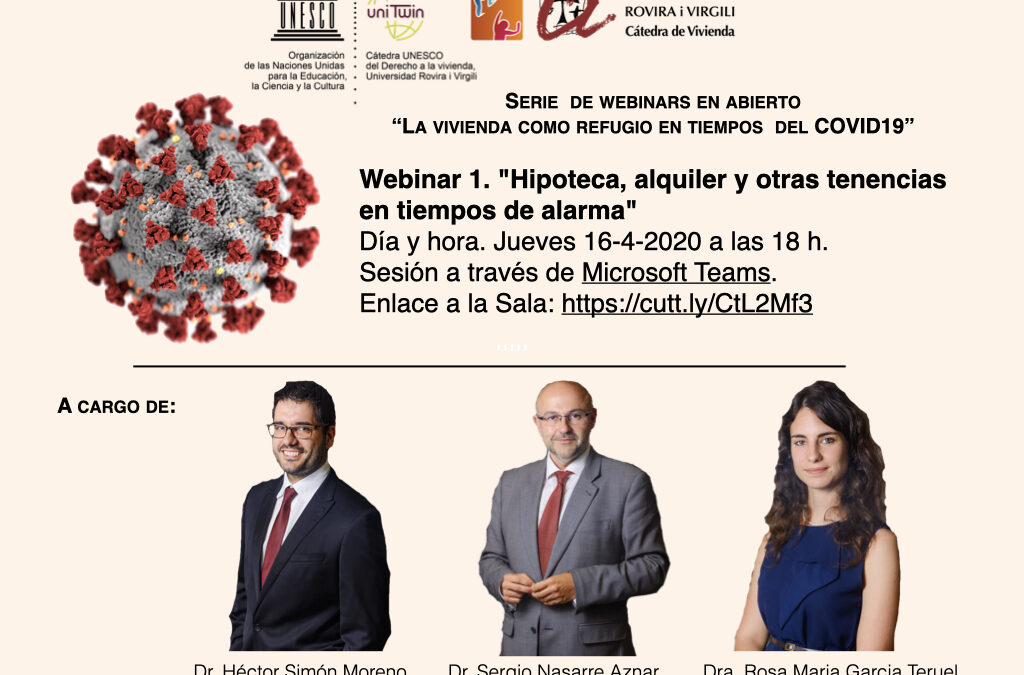 Gravació del primer webinar