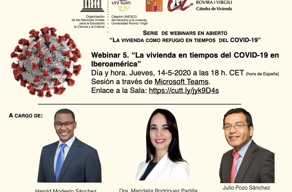 Gravació de cinquè webinar