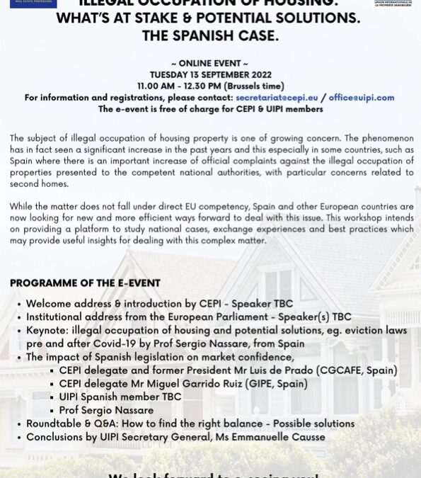Jornada Europea CEPI y UIPI