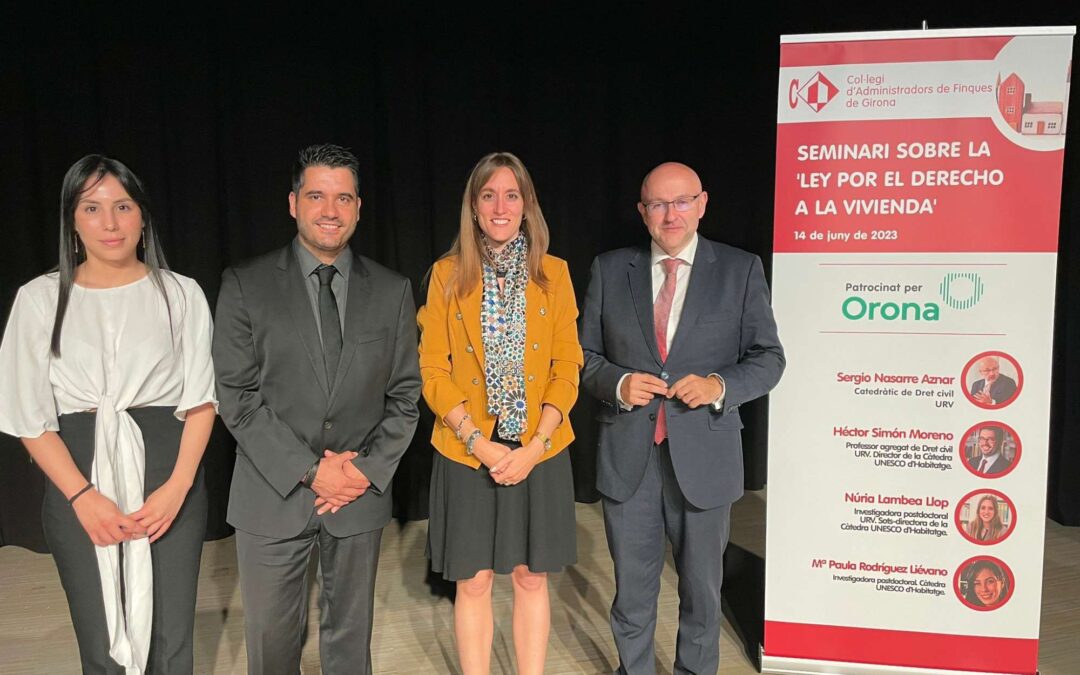 Seminari sobre la Llei estatal pel dret a l’habitatge