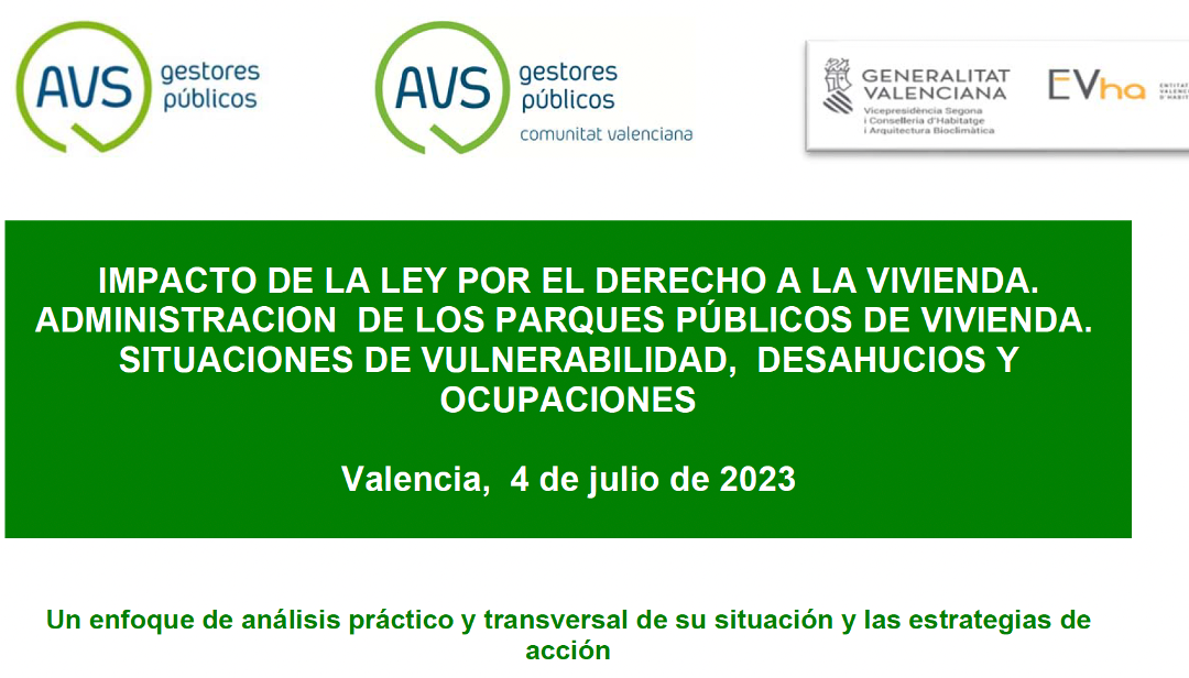 Jornada sobre la Llei d’habitatge, desnonaments i okupacions