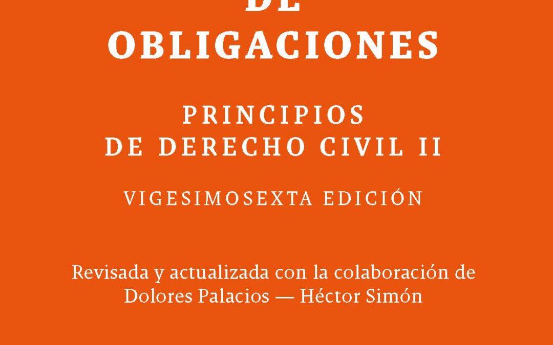 Review and update of the work «Principios de Derecho Civil»